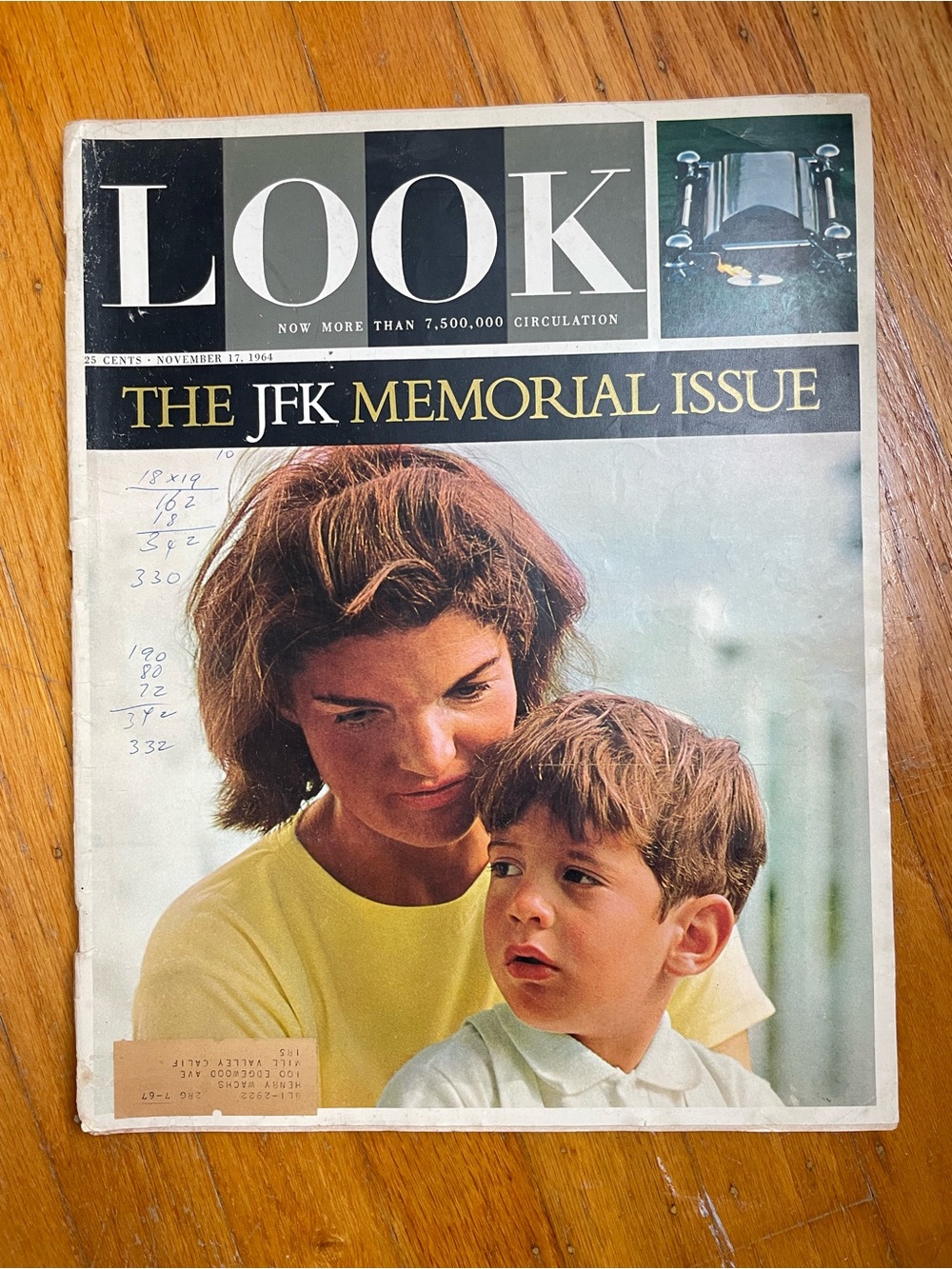 LOOK magazine vintage edition "The JFK Memorial Issue" - November 17, 1964